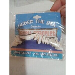 Under The Sea Genuine  Shell Bracelet  Stretches